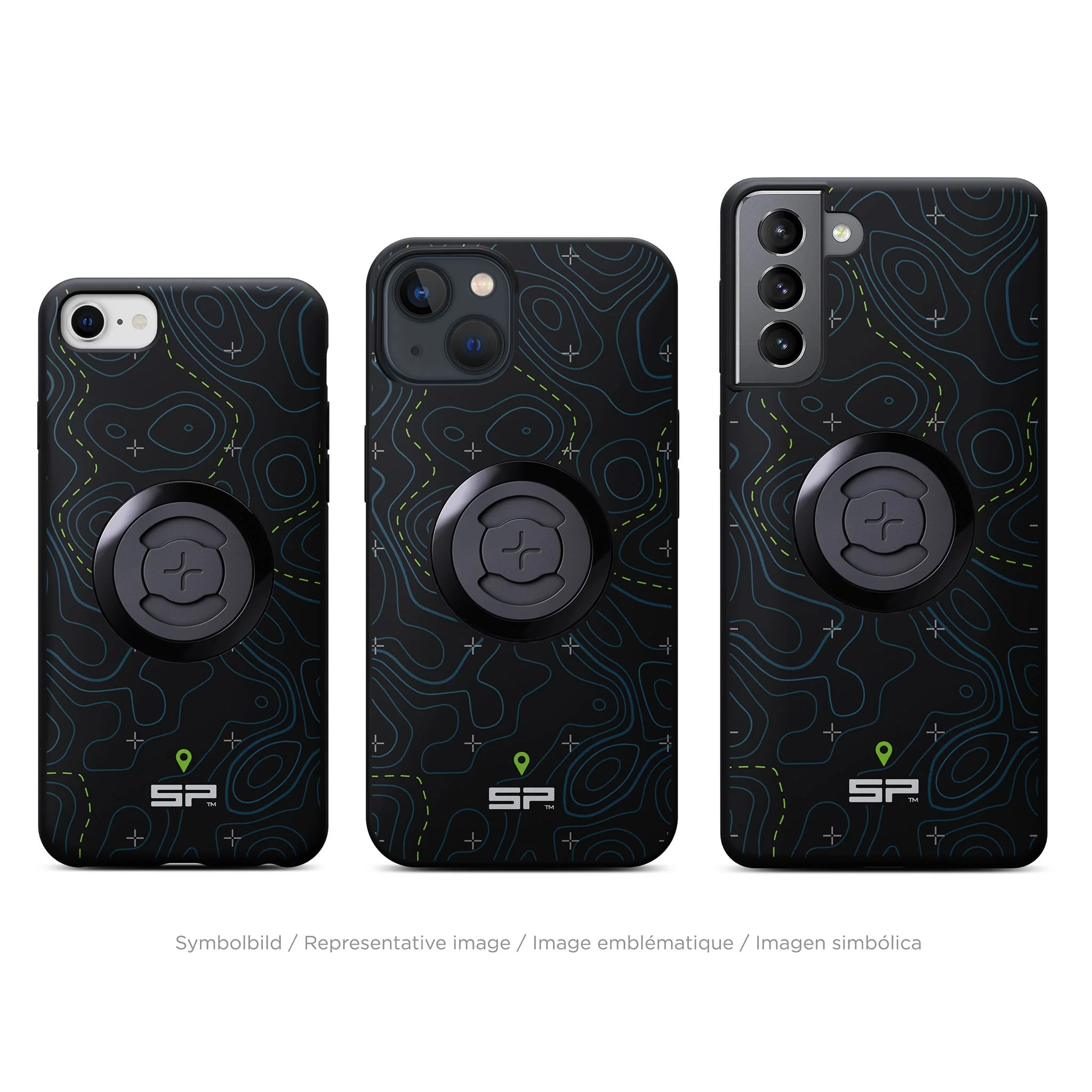 Edition Phone Case - Topo Lines (Lime) - Image 8