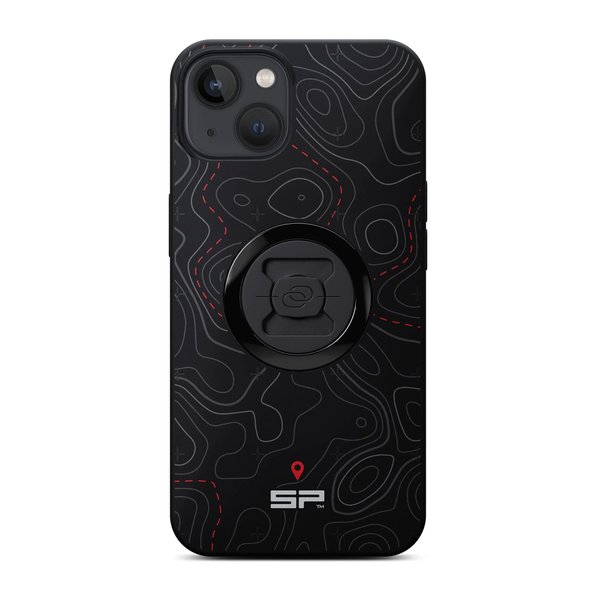 Edition Phone Case - Topo Lines (Red) - Image 10