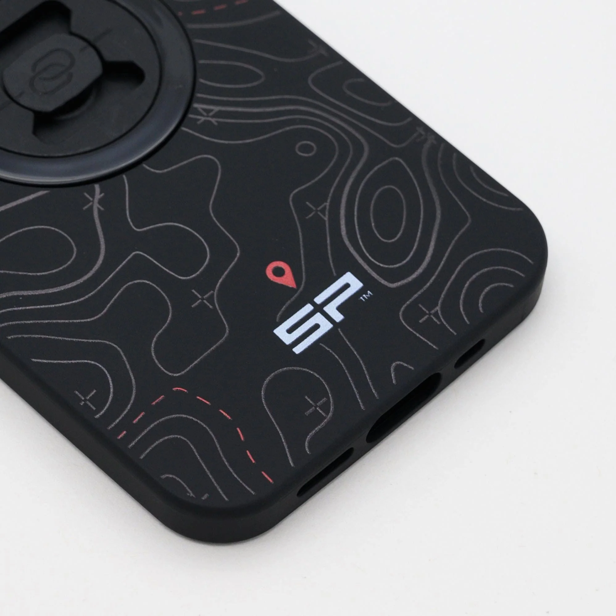 Edition Phone Case - Topo Lines (Red) - Image 2